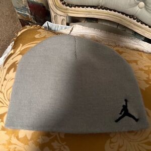 Jordan Gray Beanie Hat OSFA